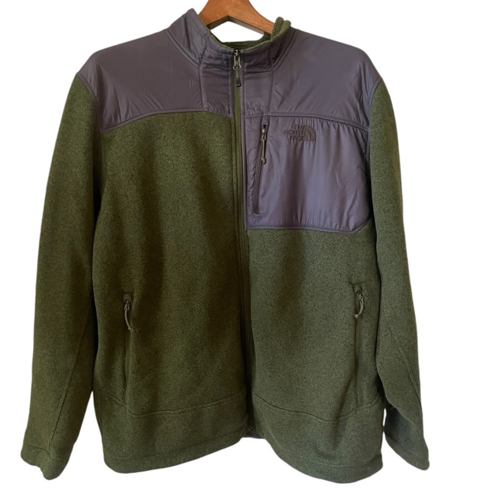 The North Face Gordon Anza Full Zip Scallion Green Jacket Men's Size XXL